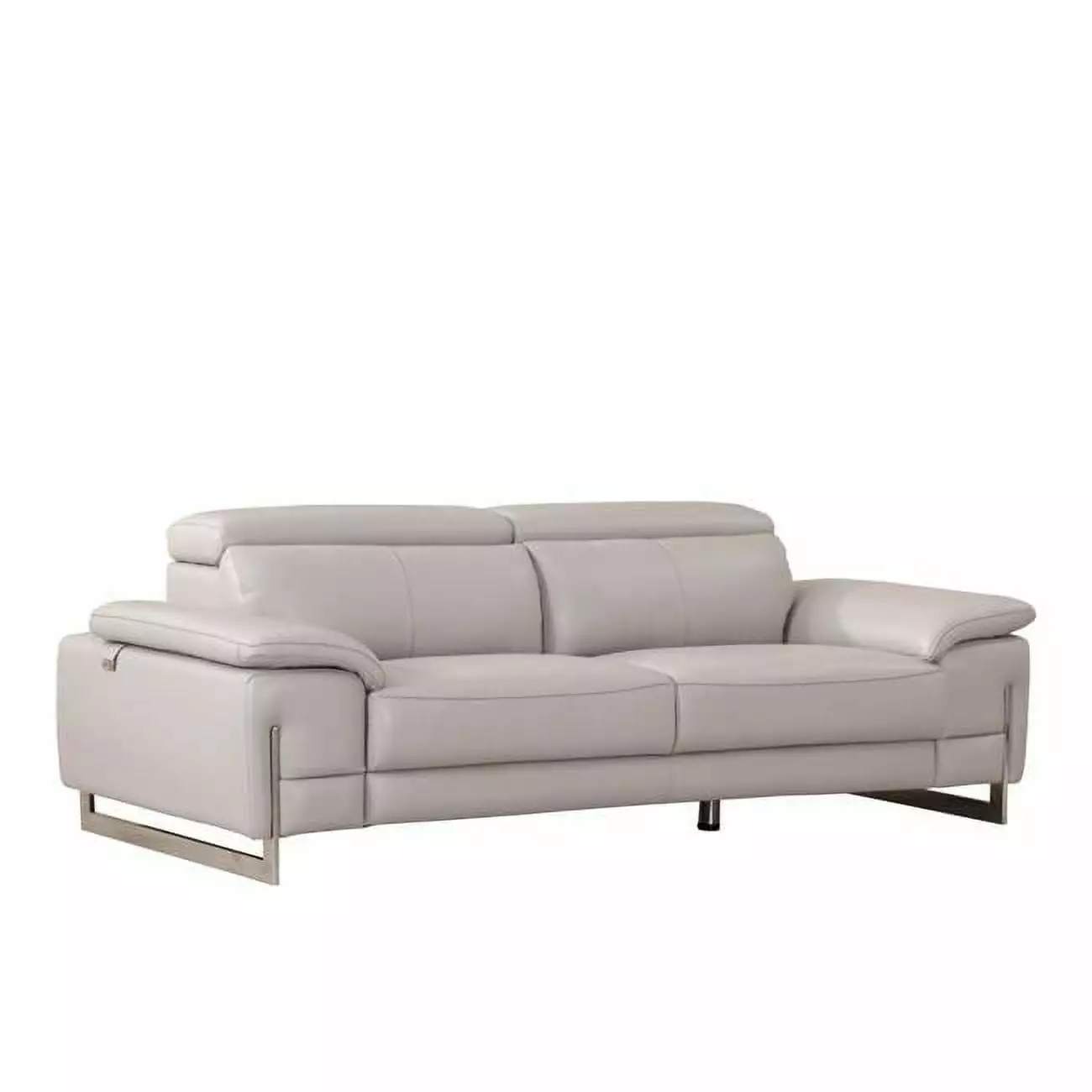 31 Tasteful Light Grey Leather Sofa