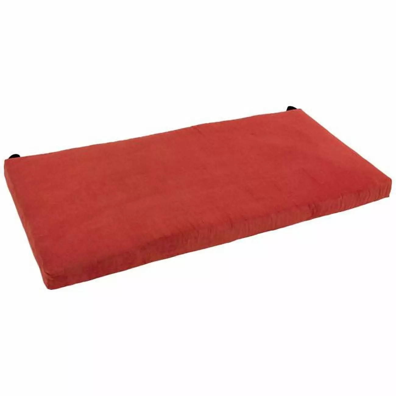 42 x 19 in. Solid Microsuede Loveseat Cushion. Cardinal Red