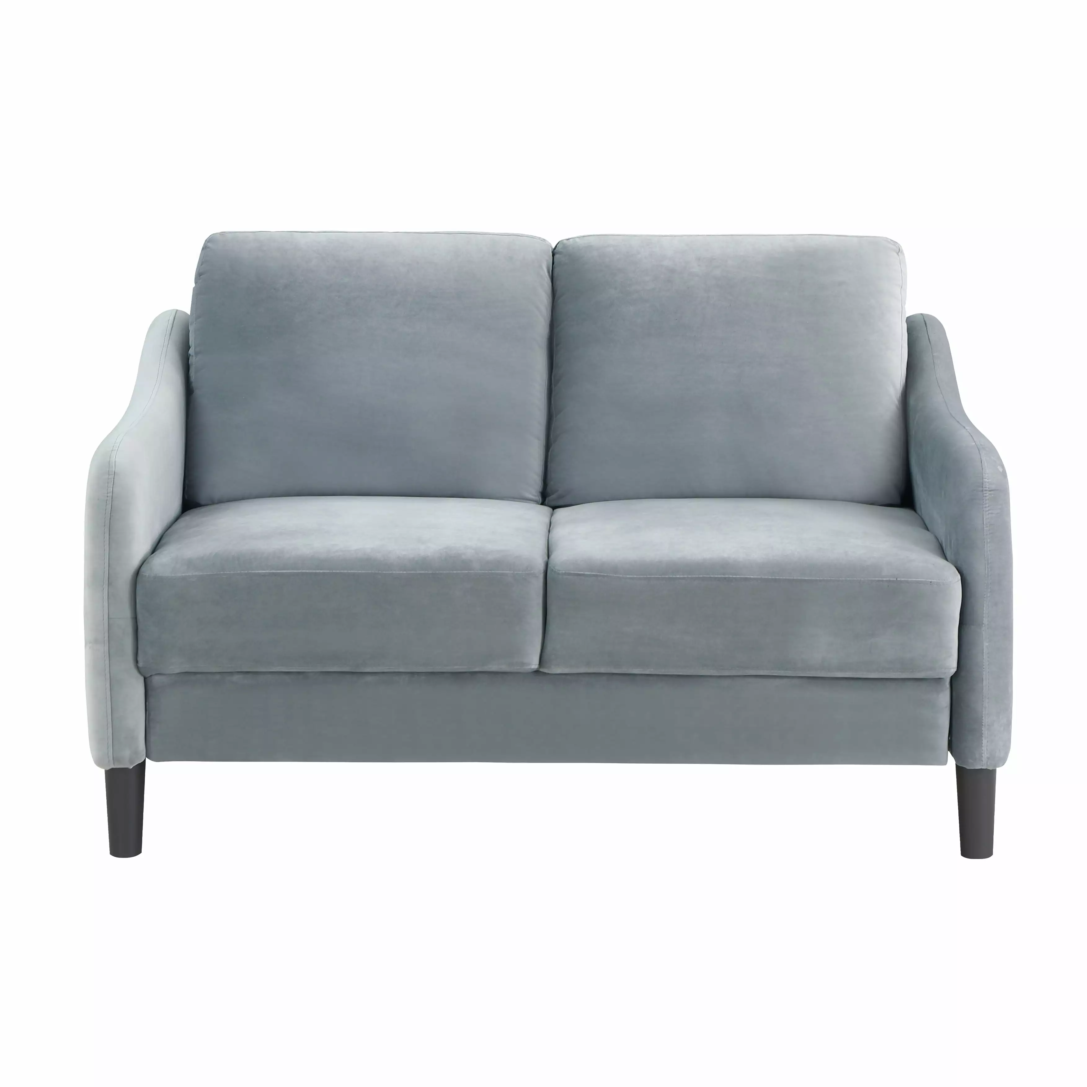 51.5 Loveseat Sofa Small Couch for Small Space for Living Room.Bedroom. Grey