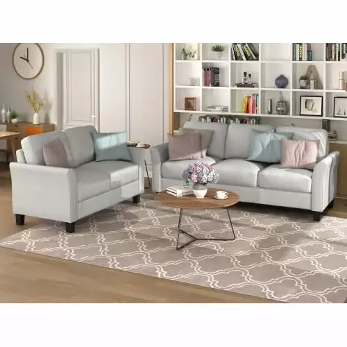 Living Room Furniture Loveseat Sofa and 3-seat sofa