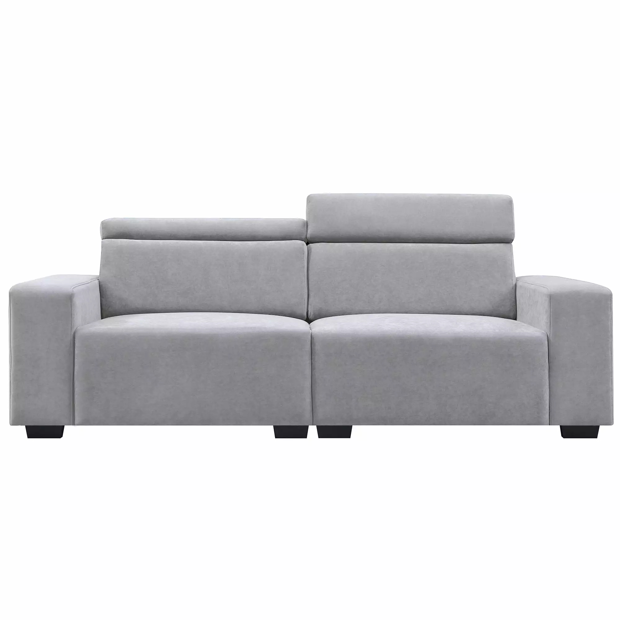 80inch x 34.2inch 2-3 Seater Sectional Sofa Couch With Multi-Angle Adjustable Headrest Velvet Loveseat For Living Room Studios Salon