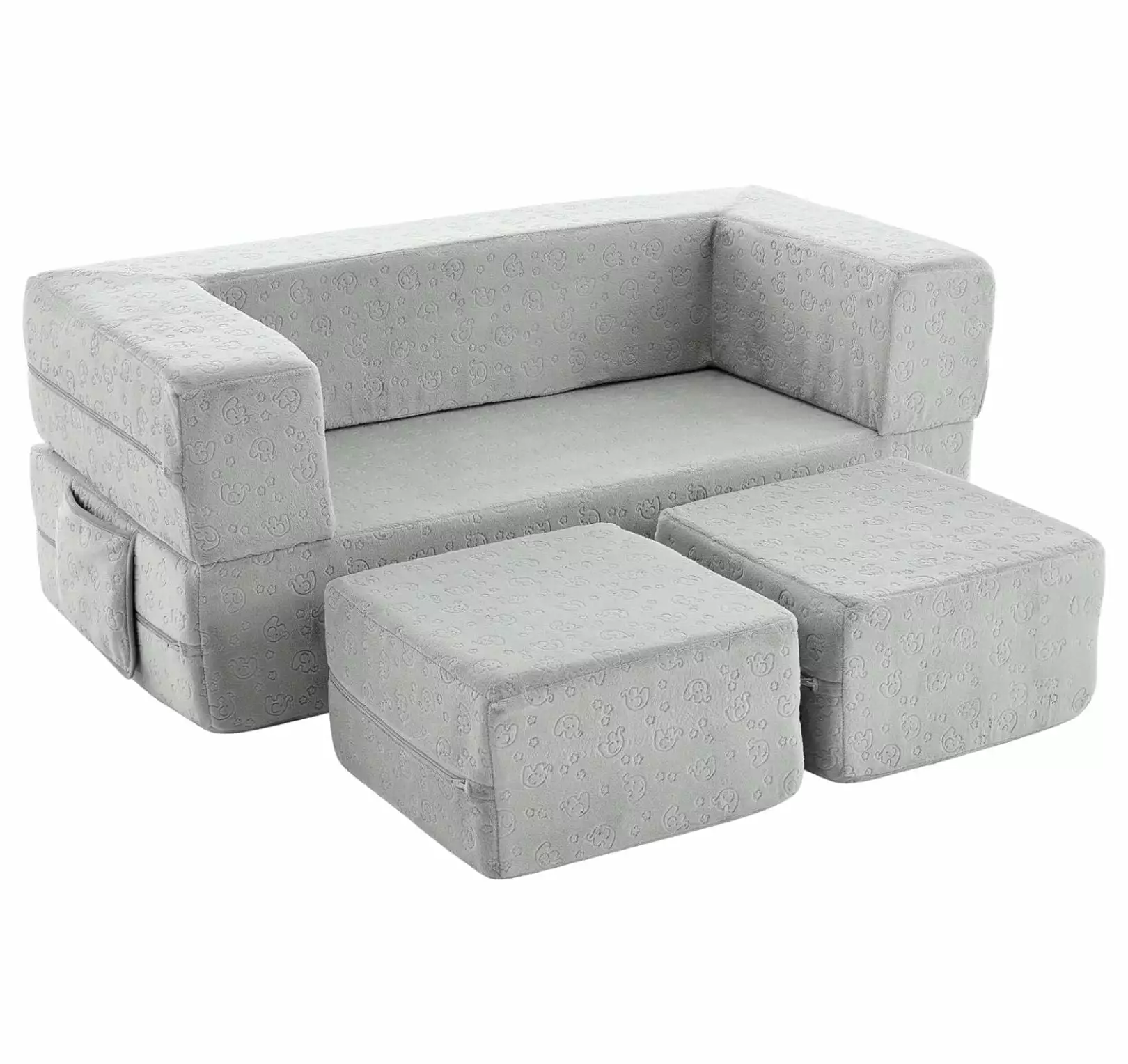 Alieon Kids Couch Modular Loveseat Children Furniture for Playroom