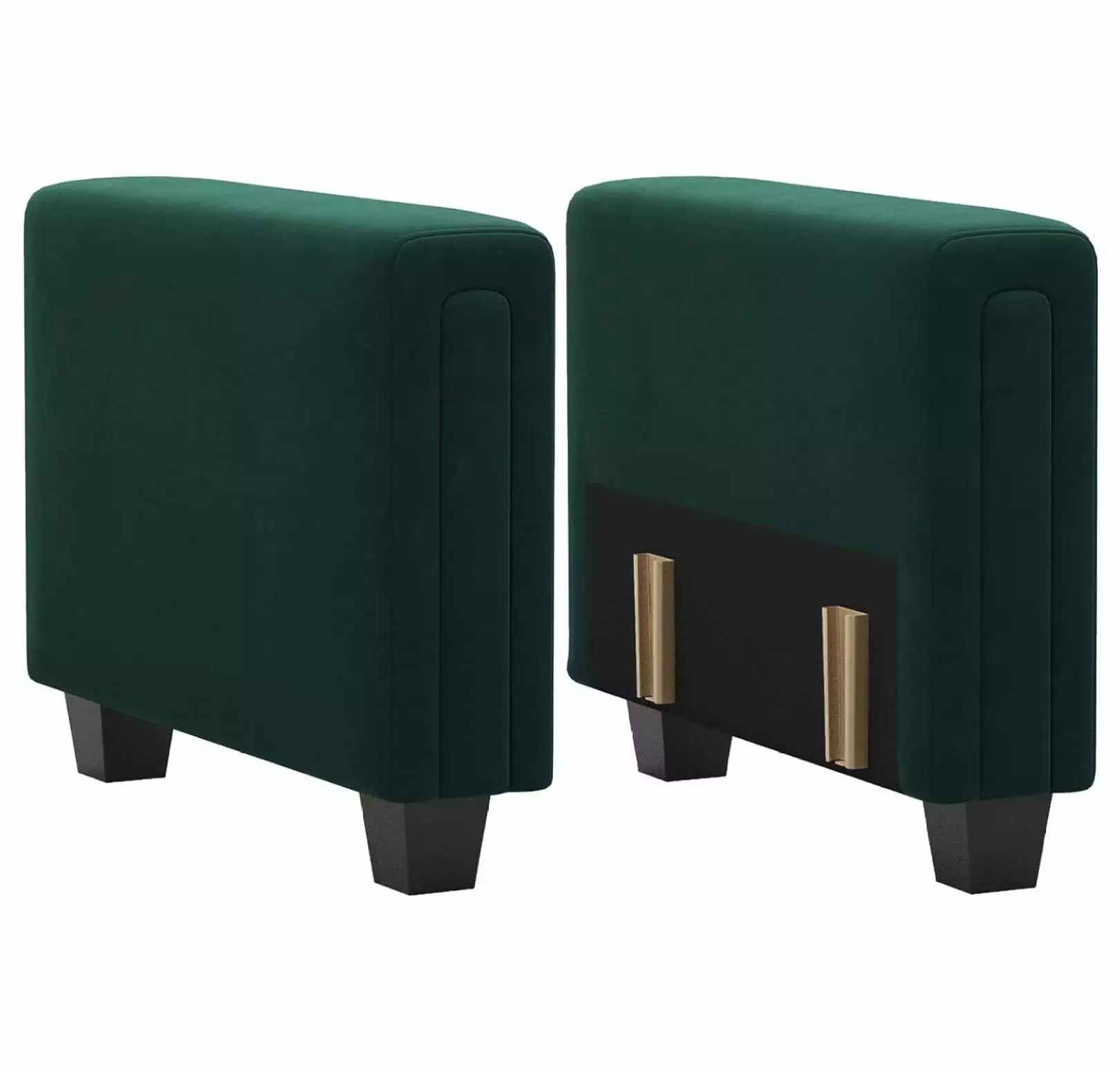 Alieon Velvet Armrest Module for Modular Sectional Sofa Couch Side Armrest for Sectional Modular Couch Green