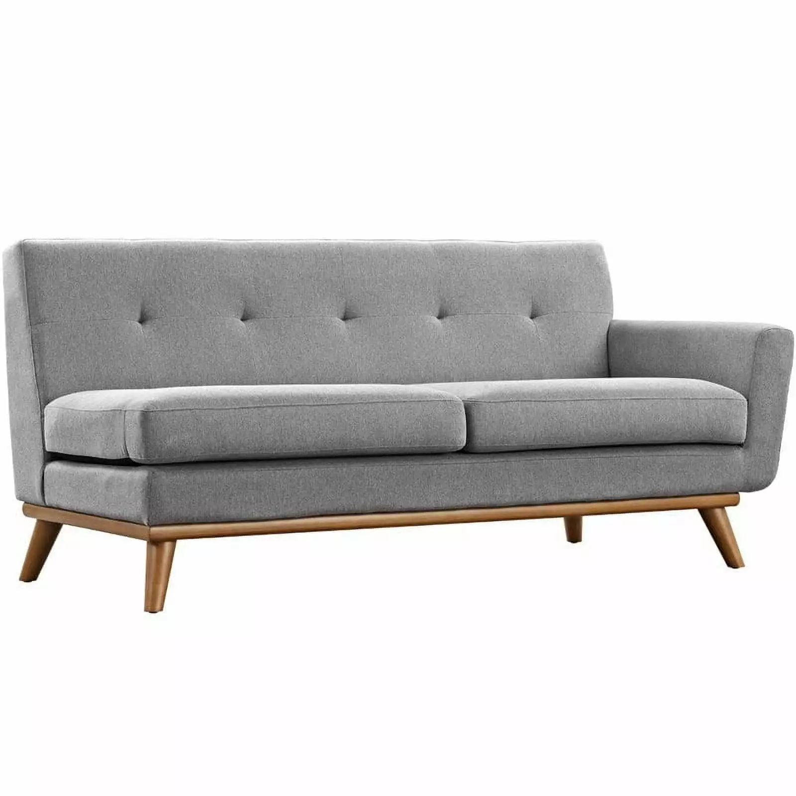 Allora Right Arm Loveseat in Expectation Gray