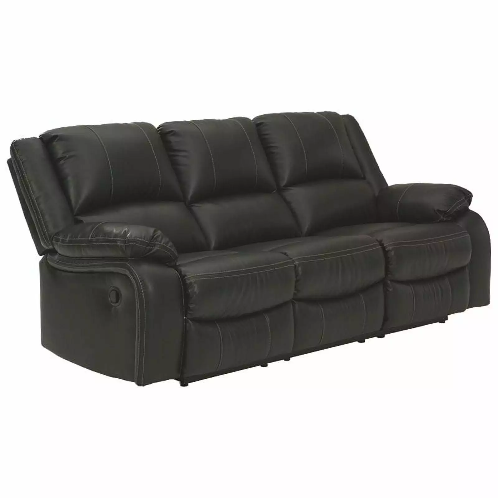 Bowery Hill Reclining Sofa in Black