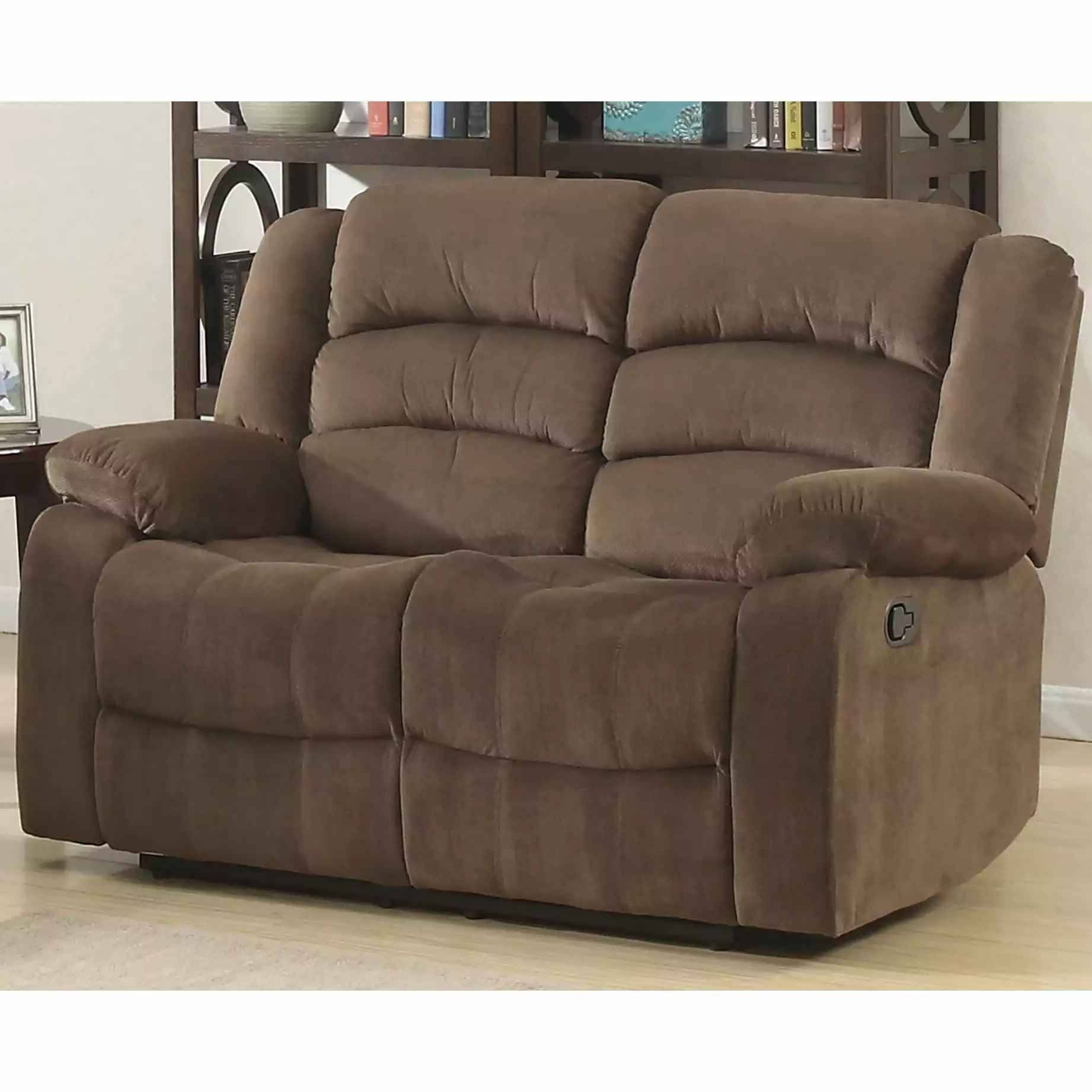 Copper Grove Shademill Brown Reclining Loveseat