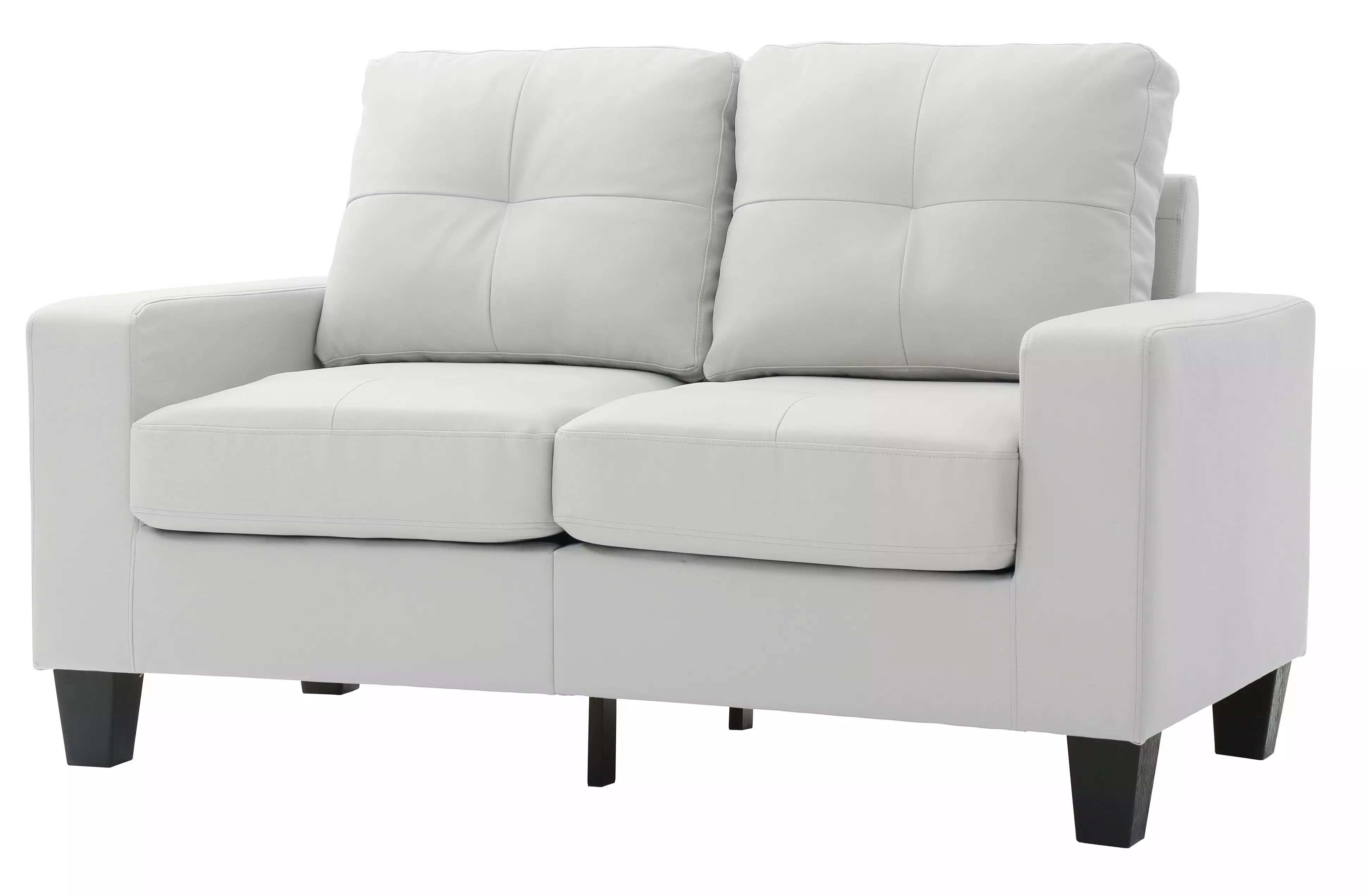 DeeHome Glory Furniture Newbury G460A-L Newbury Modular Loveseat . WHITE