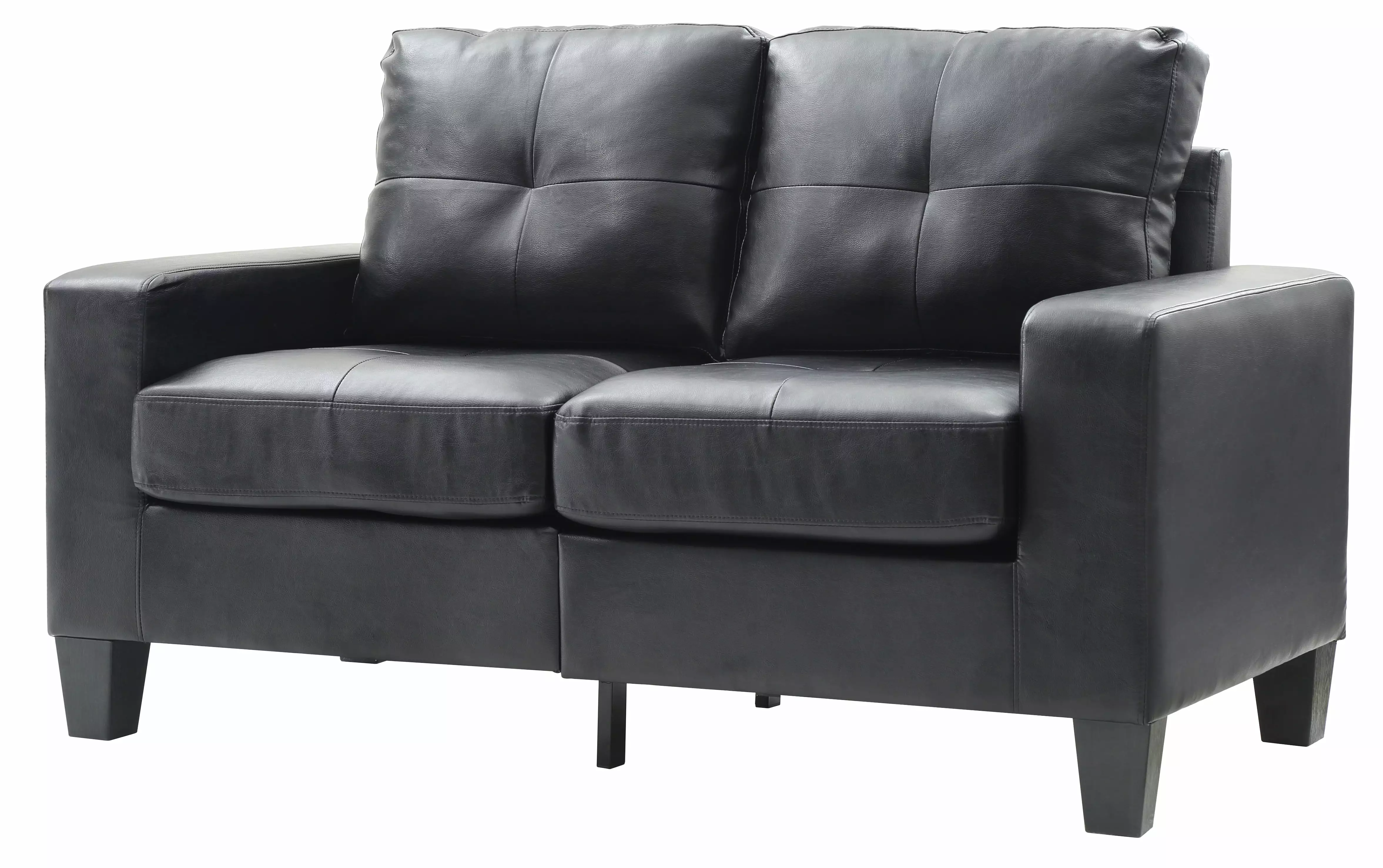 DeeHome Glory Furniture Newbury G463A-L Newbury Modular Loveseat . BLACK