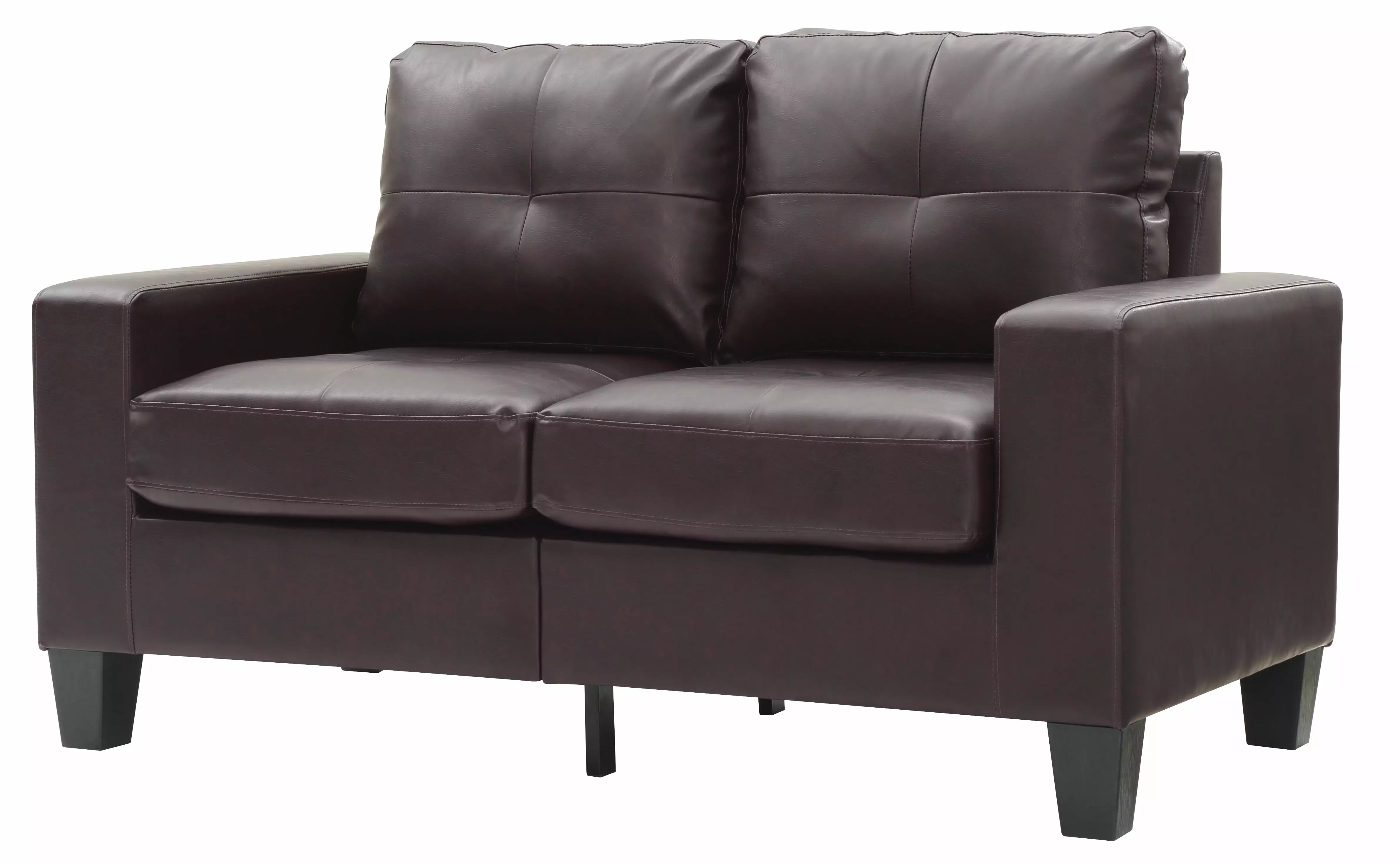 DeeHome Glory Furniture Newbury G464A-L Newbury Modular Loveseat . DARK BROWN