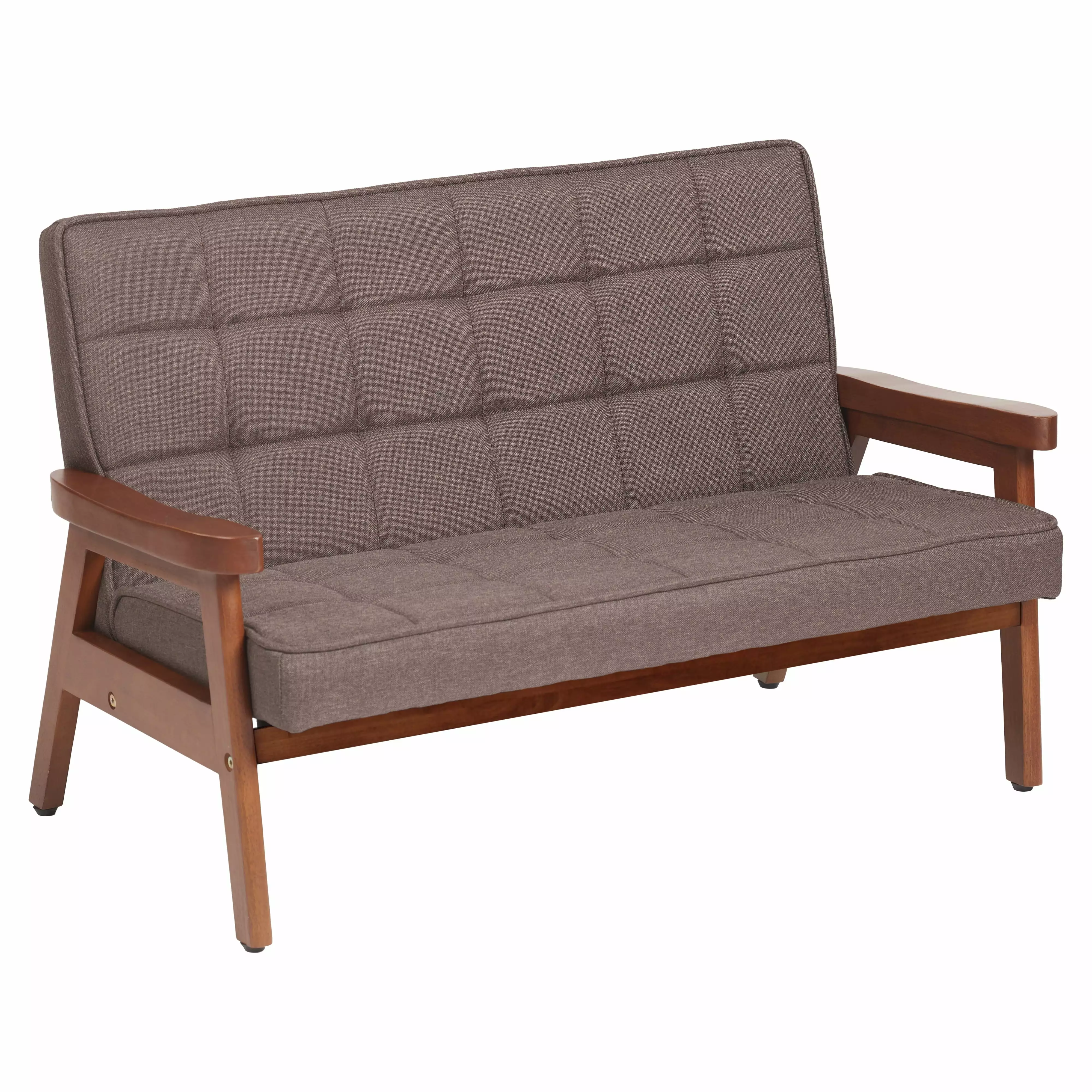 ECR4Kids Hadley Loveseat. Raisin