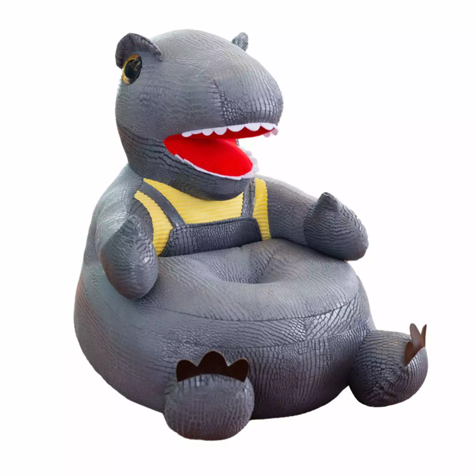 Kiskick Dinosaur Sofa Bed for Kids Comfortable Smooth Children Sofa Children Sofa Seat Soft Cloth Case Removable Washable Cartoon Dinosaur Sofa Plush Chair