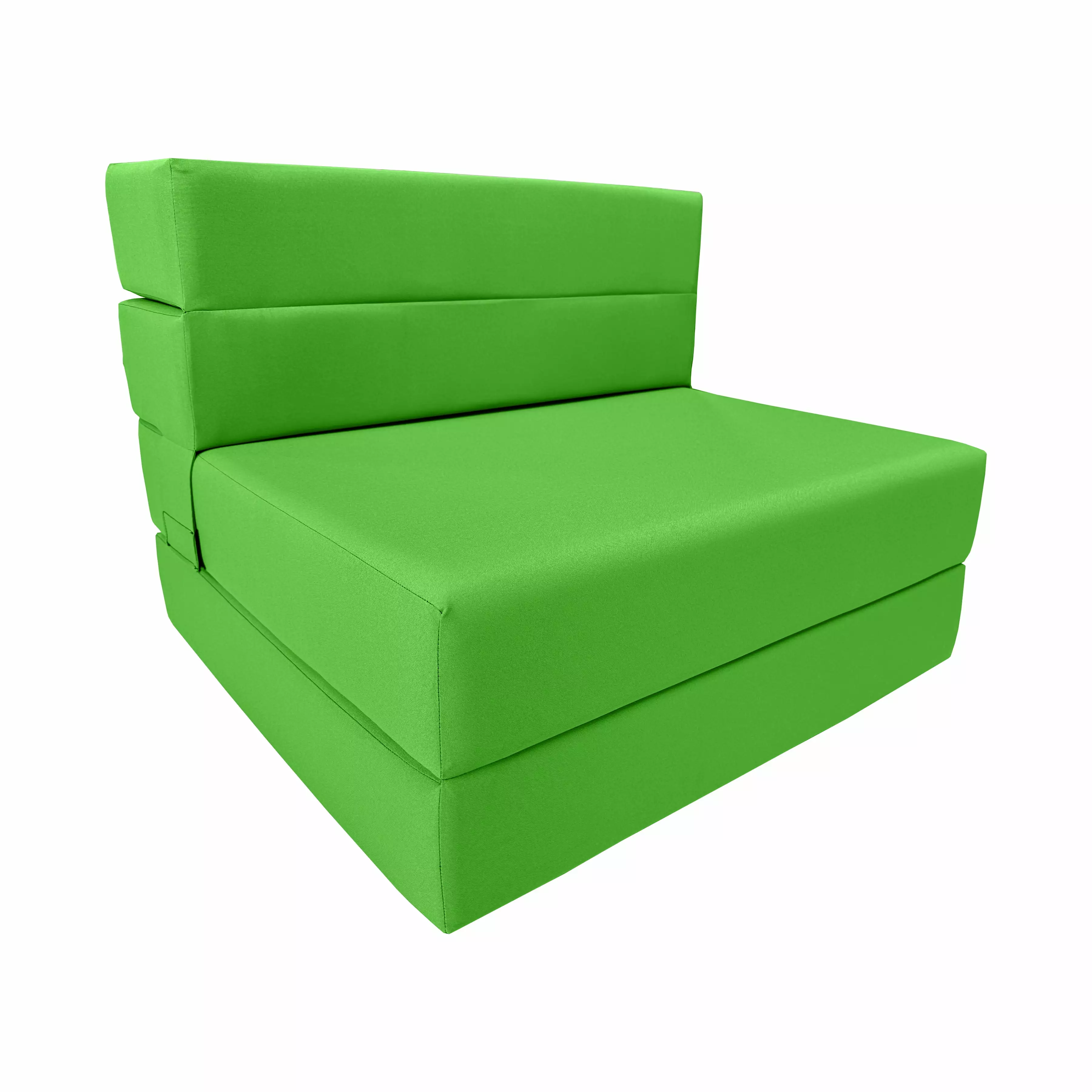 Lounger Folding Foam Mattresses. Portable Convertible Sofa Beds. Sleeper Flip Chairs. Lime 80 x 32 x 6