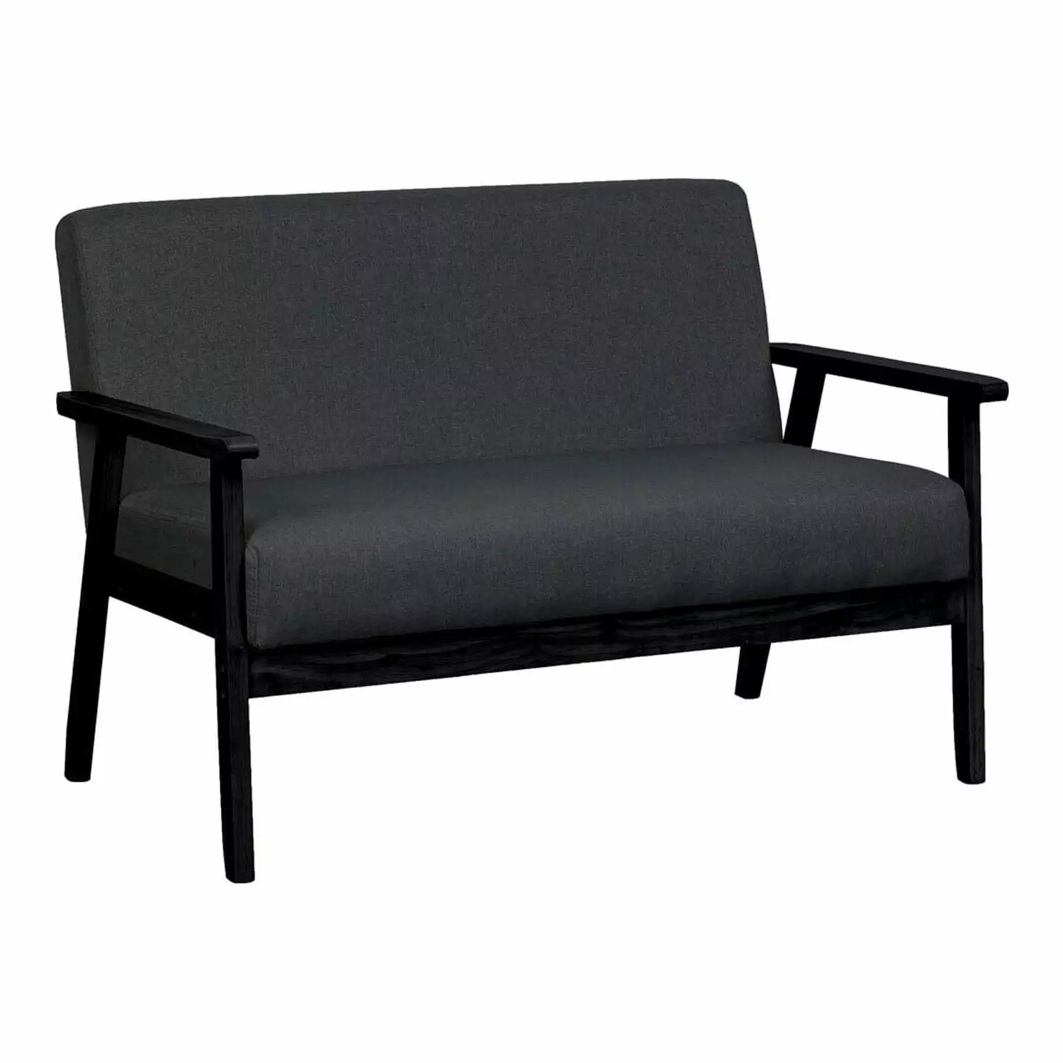 Maykoosh Southwestern Style Dark Gray Loveseat