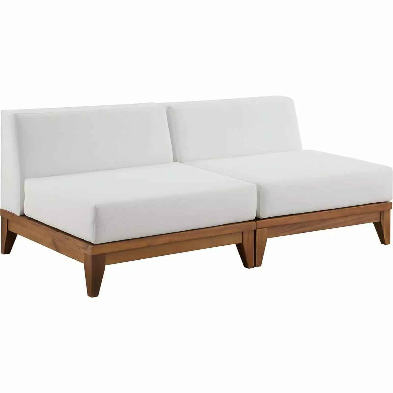 Meridian Furniture Rio Off White Water Resisting Fabric Modular Sofa