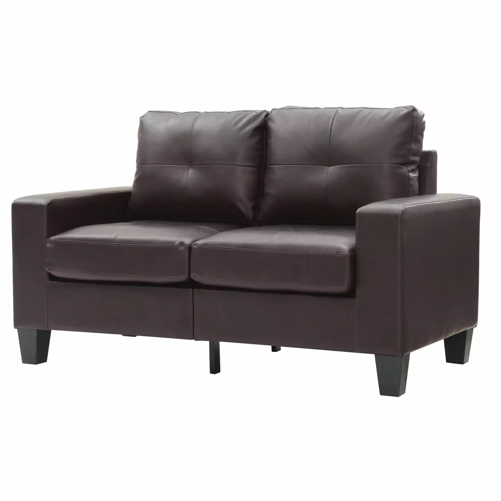 Miekor Furniture Newbury G464A-L Newbury Modular Loveseat . DARK BROWN 08271