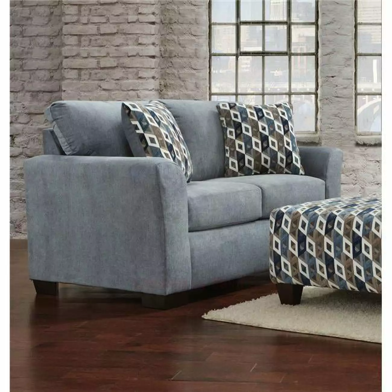 Neo Living Benjamin Loveseat Sofa. Dusk