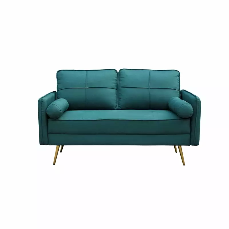 Pemberly Row Modern / Contemporary Fabric Living Room Loveseat in Green