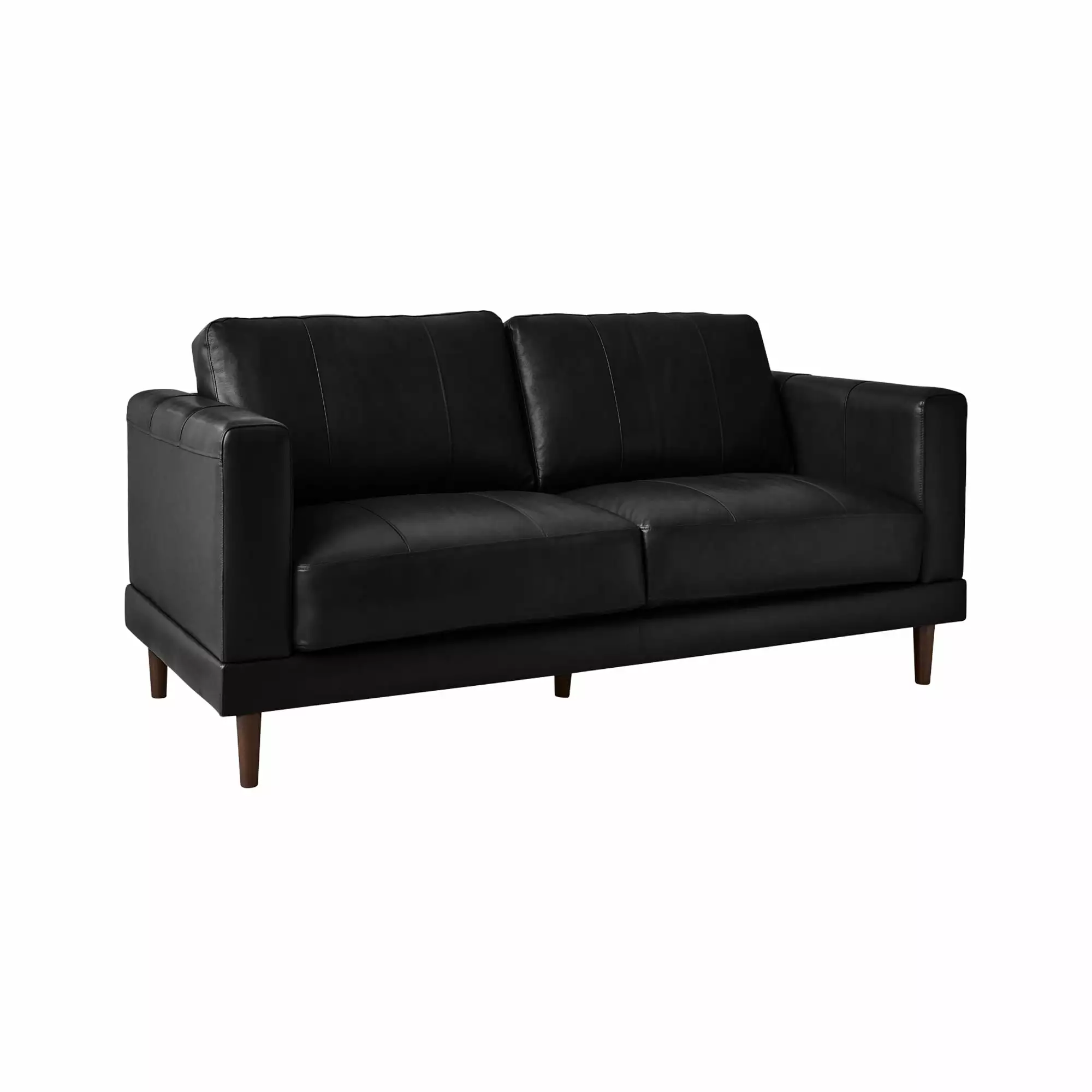 Picket House Furnishings Hanson Loveseat in Fiero Black