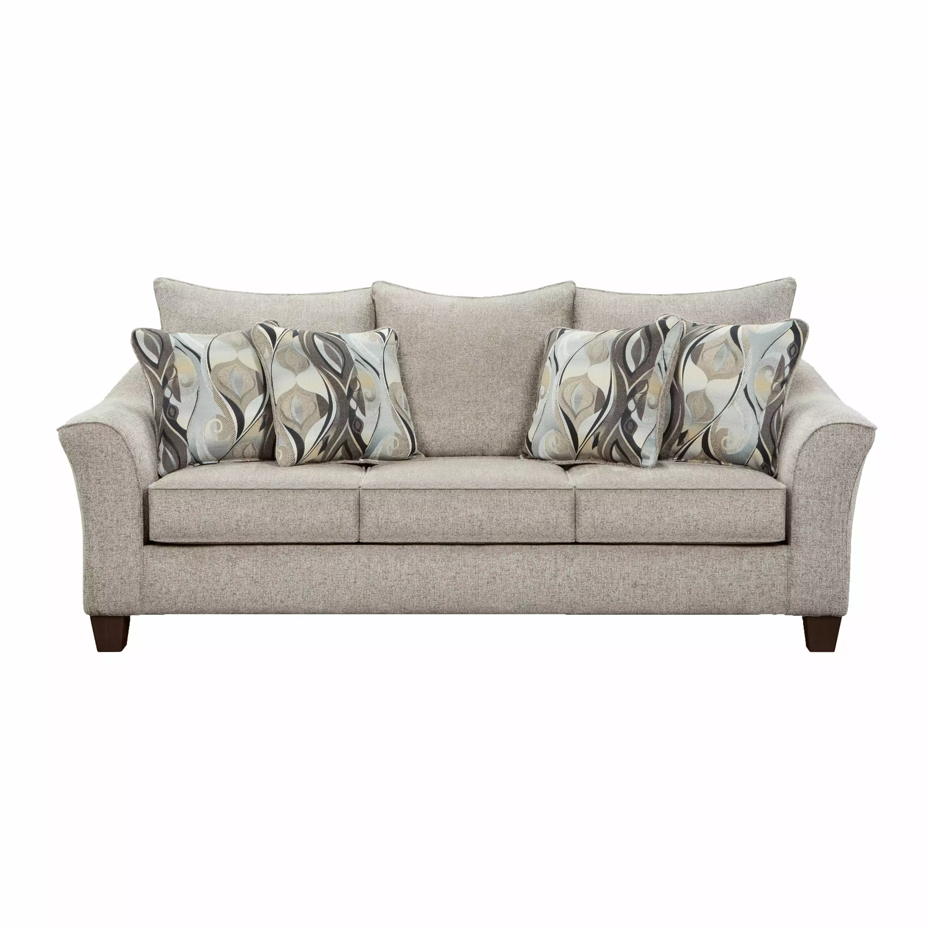 Roundhill Furniture Camero Fabric Pillowback Sofa