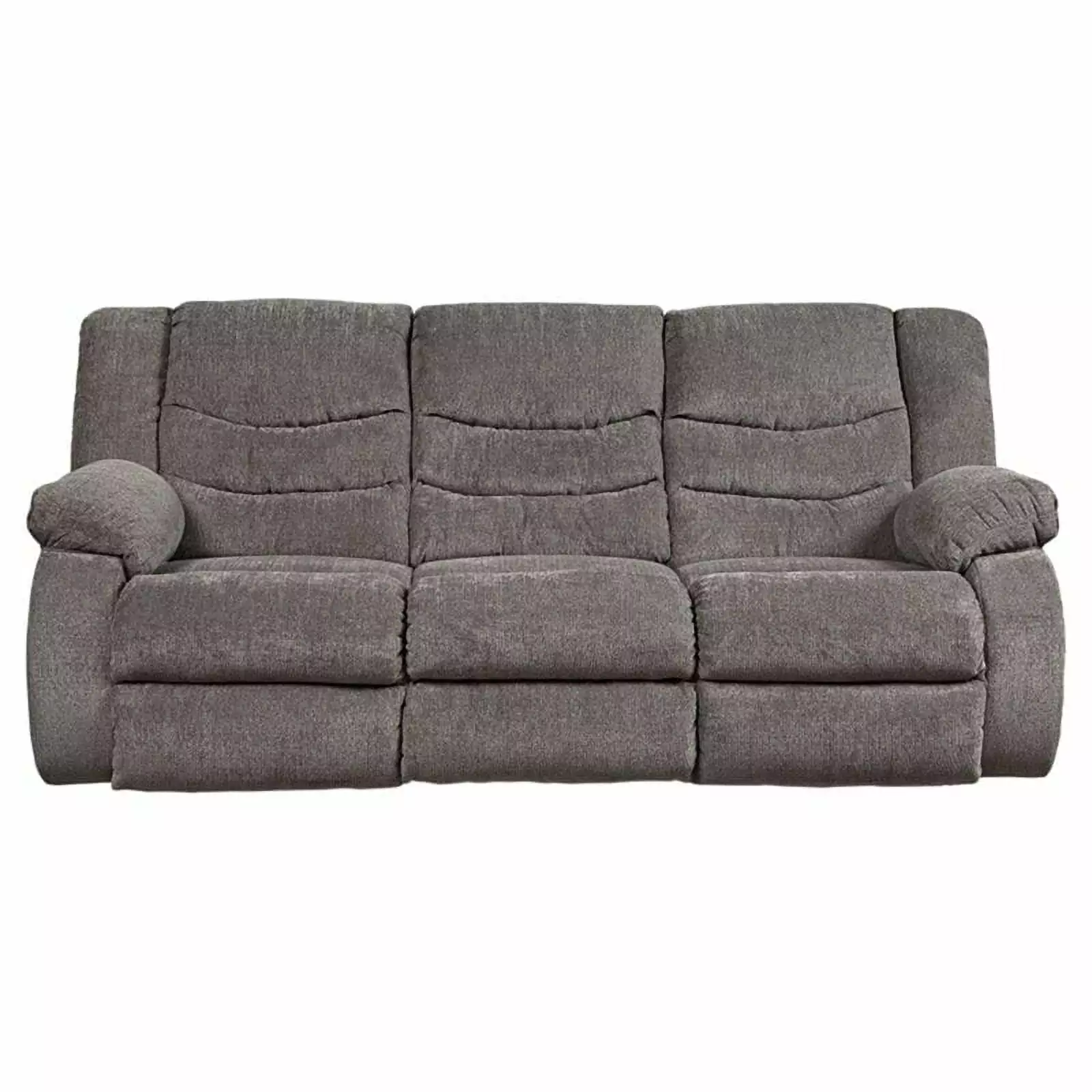 Signature Design by Ashley Tulen Reclining Sofa in Gray