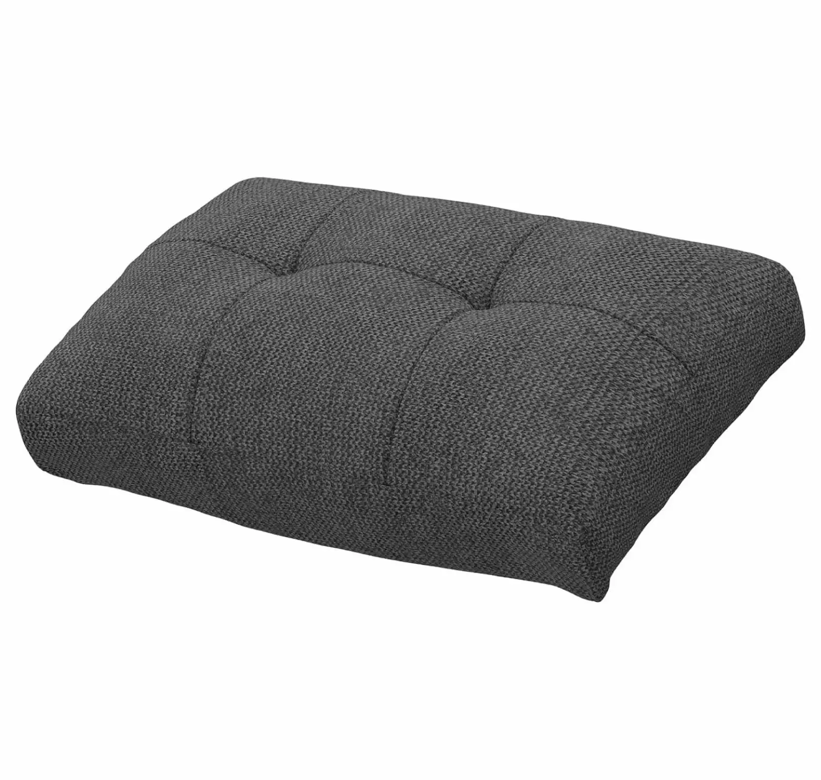 Superwum Back Cushion for Modular Sectional Sofa Rectangle Throw Pillows Modern Fabric Pillows (Dark Grey)