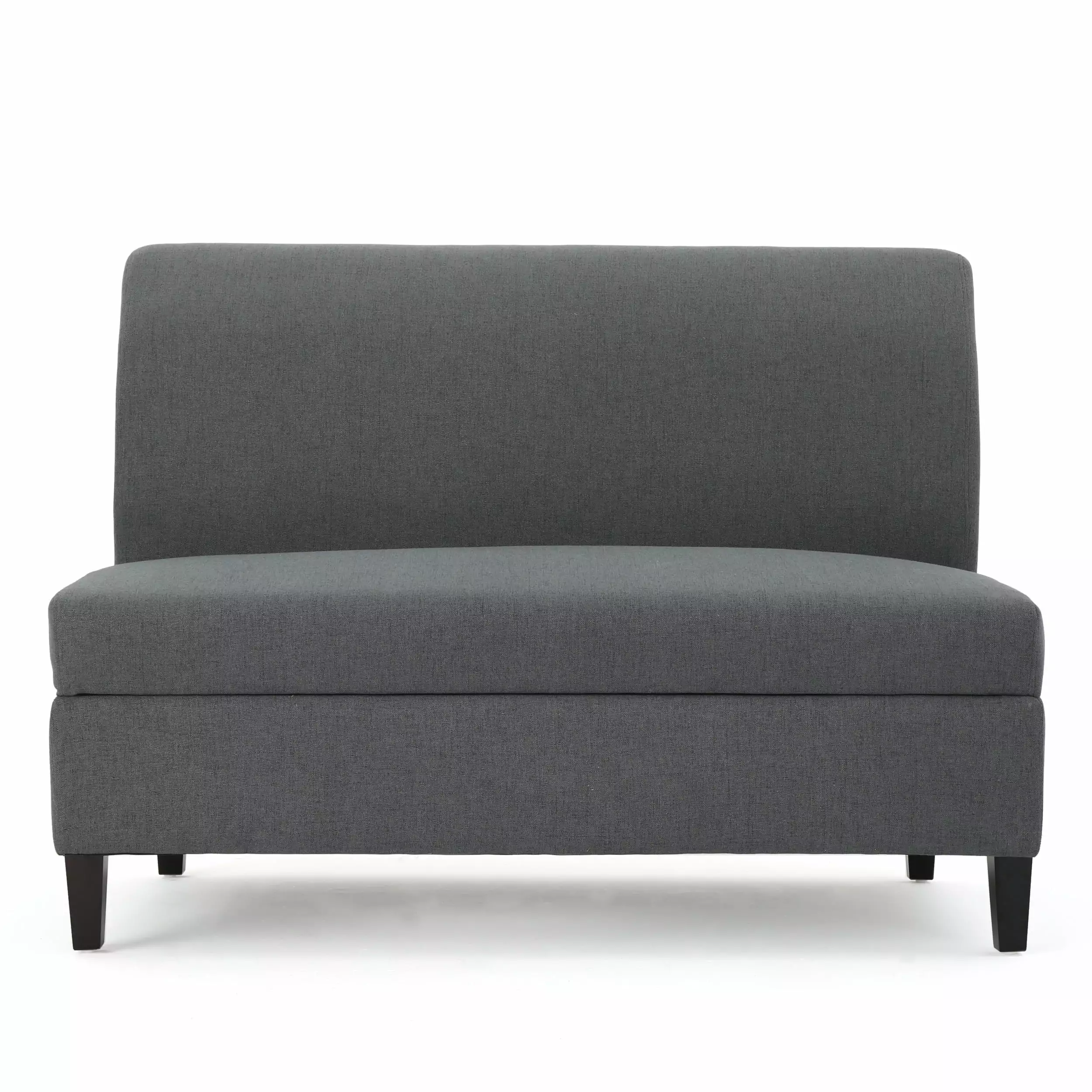 Toro Fabric Storage Loveseat. Charcoal