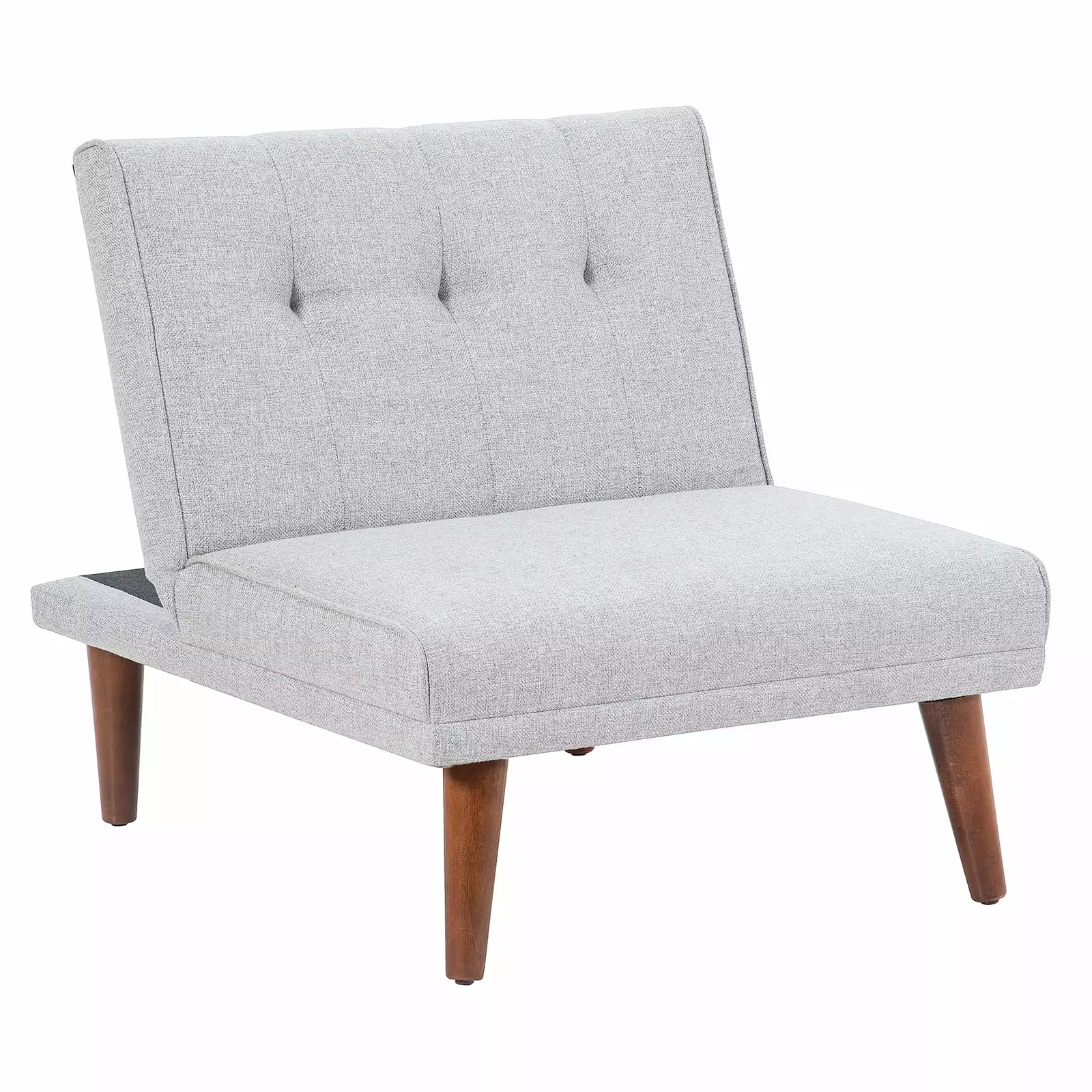 Yone jx je Comfy Mini Couches. Small Recliner Futon Chair with Adjustable Backrest. Single Small Couch. Armless Living Room Couch for Small Space. Bedroom. Home. Off White